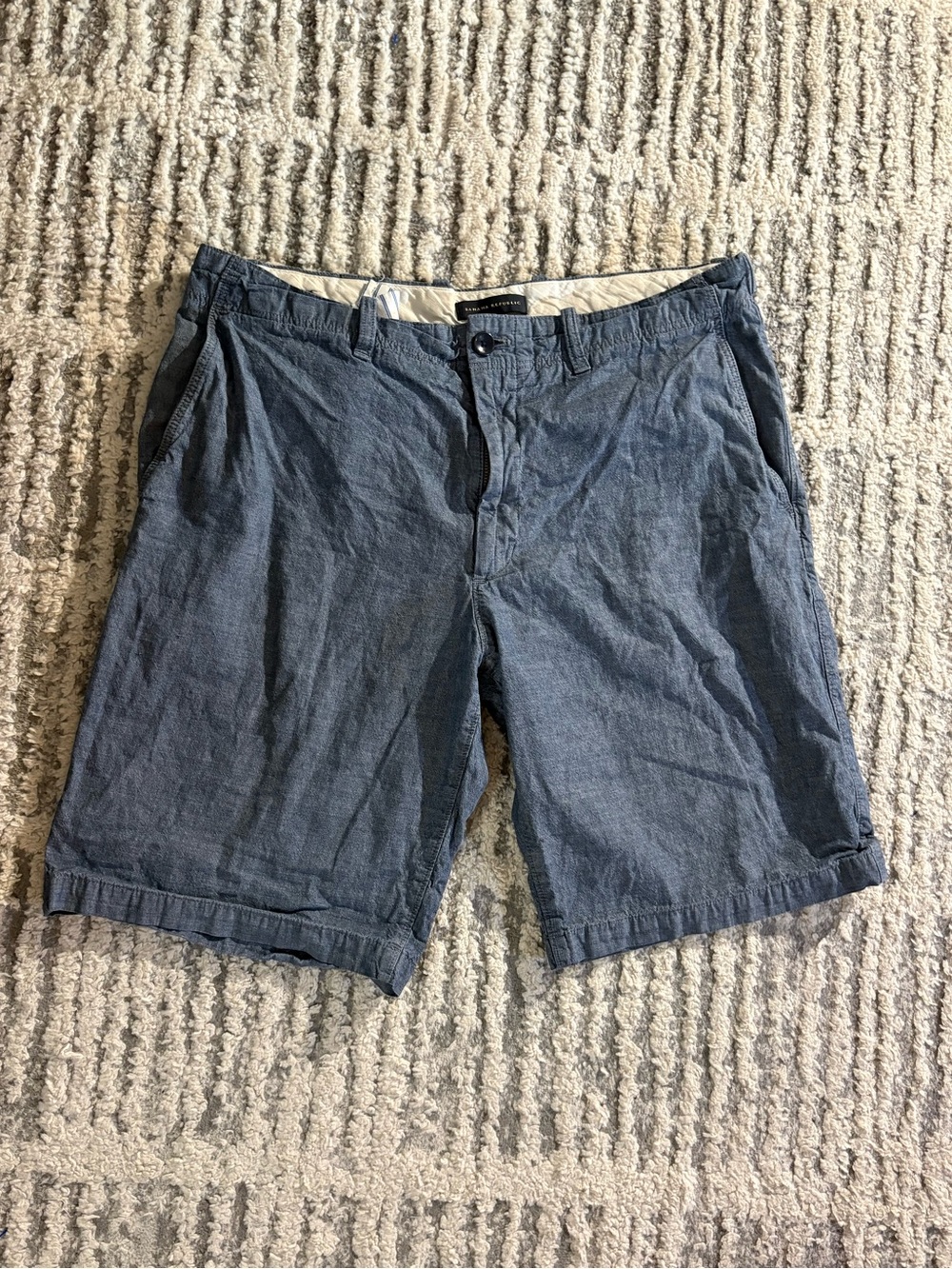 Banana republic blue gray men’s shorts size 34
